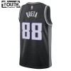 Dres Sacramento Kings Neemias Queta 88 Jordan 2022-23 Statement Edition Crno Swingman - Dječji
